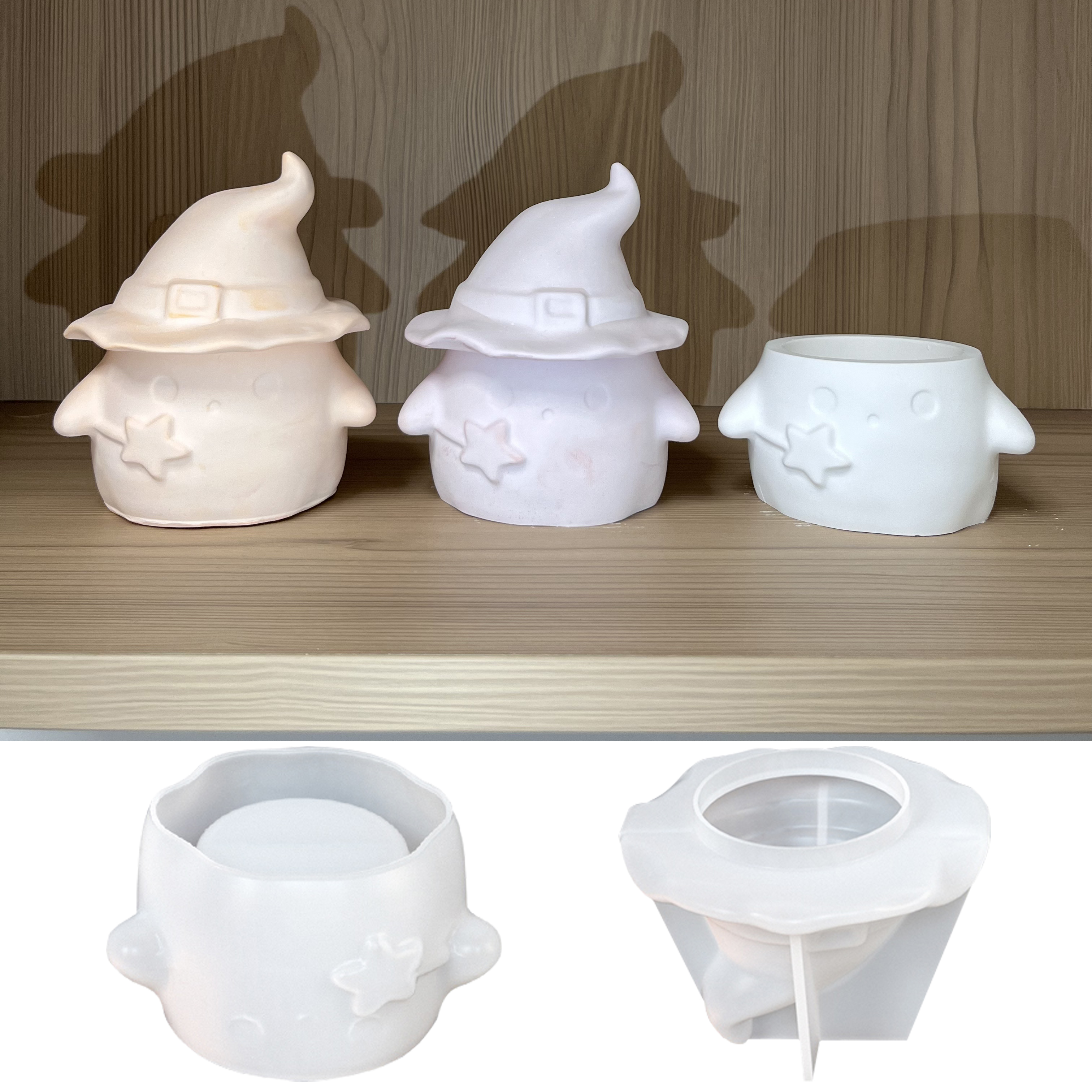 3D Printing Model Free - 1PC Ghost Silicone Resin Mold, 3D