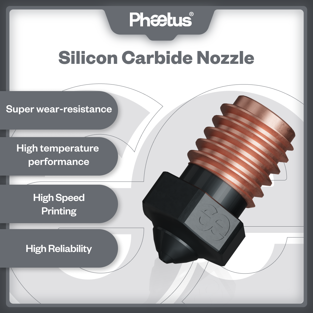 3D Printing News - Phaetus Silicon Carbide V6 Nozzle Durable