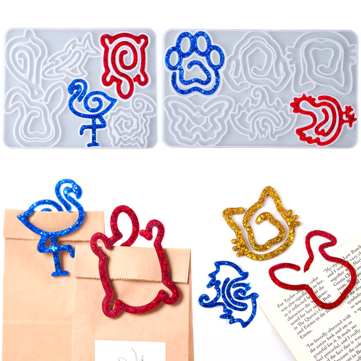 3D Printing Model Free - 3D Animal Bookmark Silicone Mold DIY