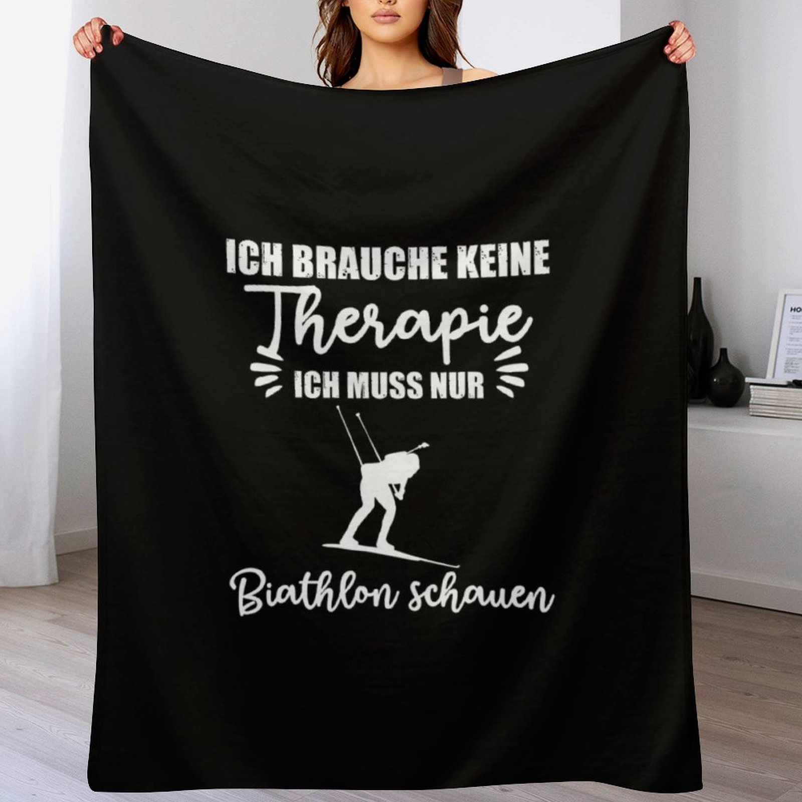 3D Printing Result - Biathlon therapy results biathlon Throw Blanket