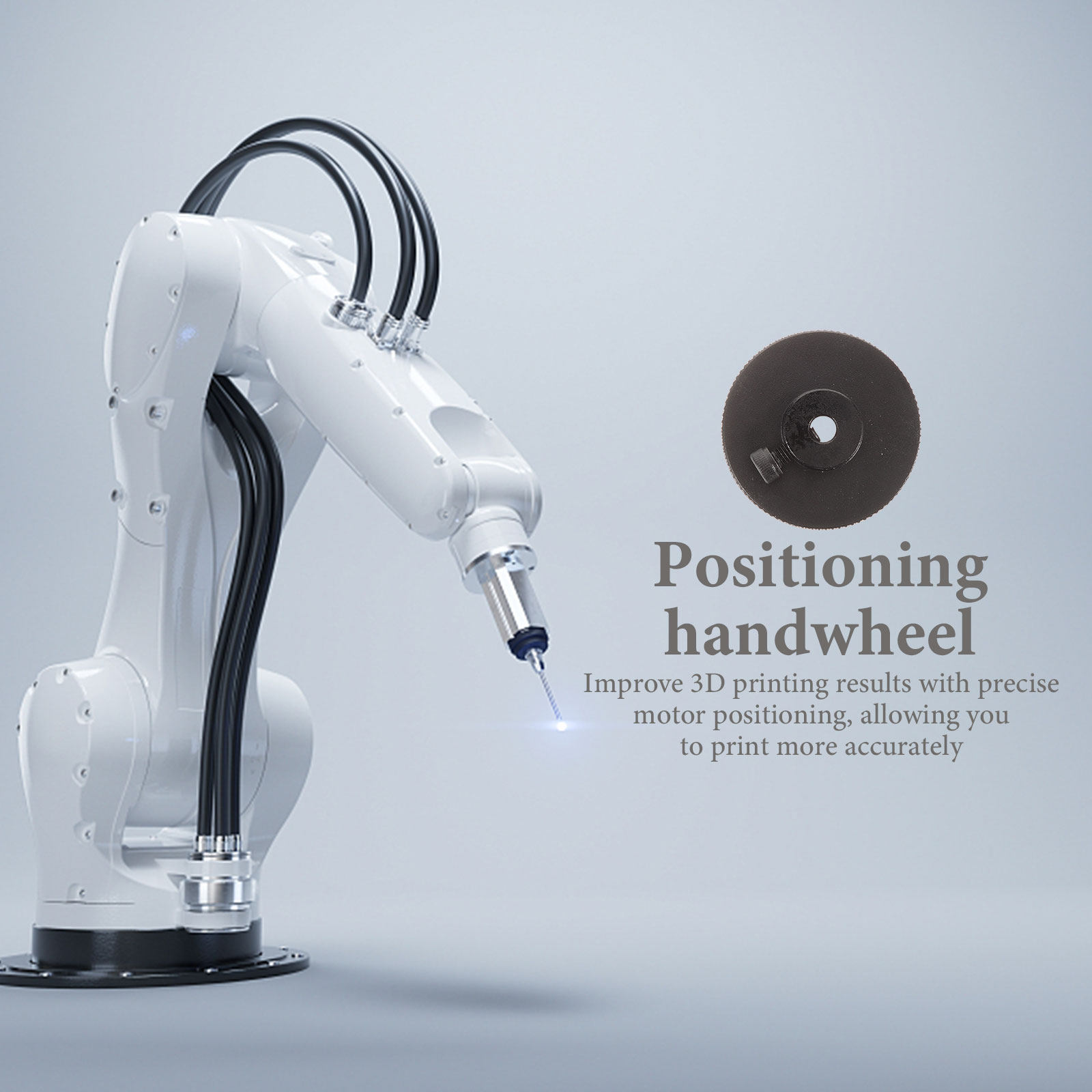 3D Printing Result - Handwheel Sturdy Aluminum Alloy Lightweight Precise