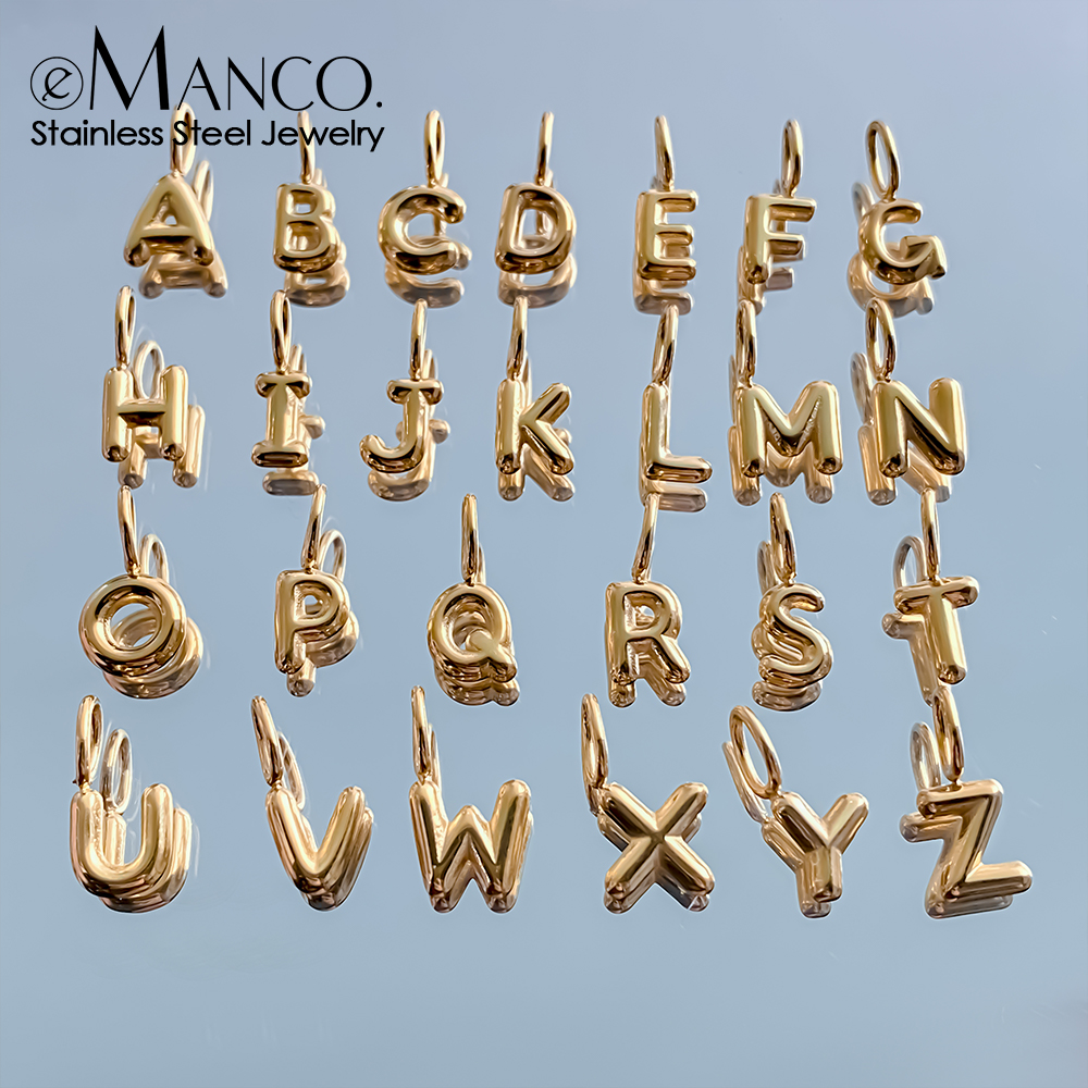 3D Printing Jewellery - eManco Gold Color Stainless Steel Charms