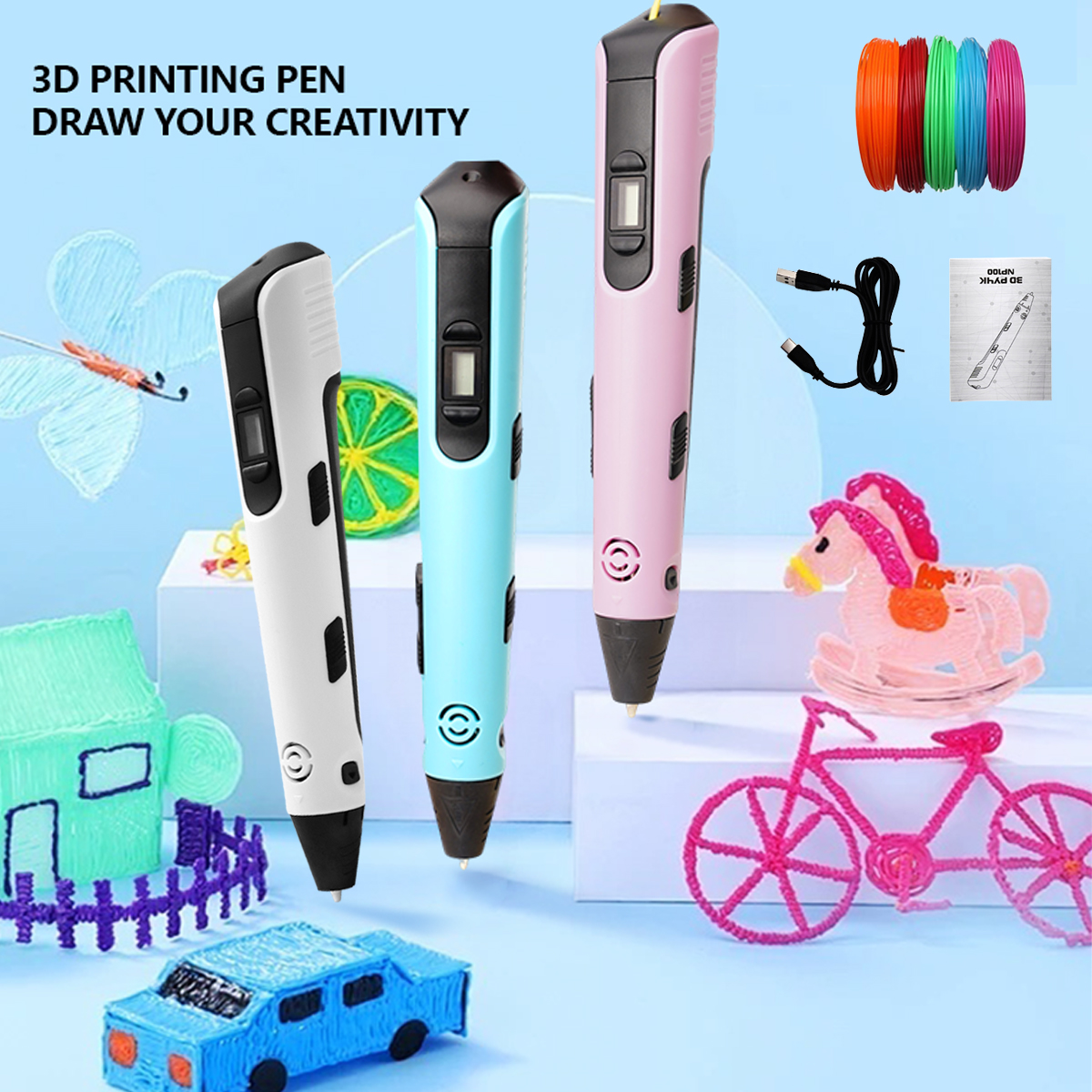 3D Printing News - Upgraded 3D Printing Pen 9 Meter
