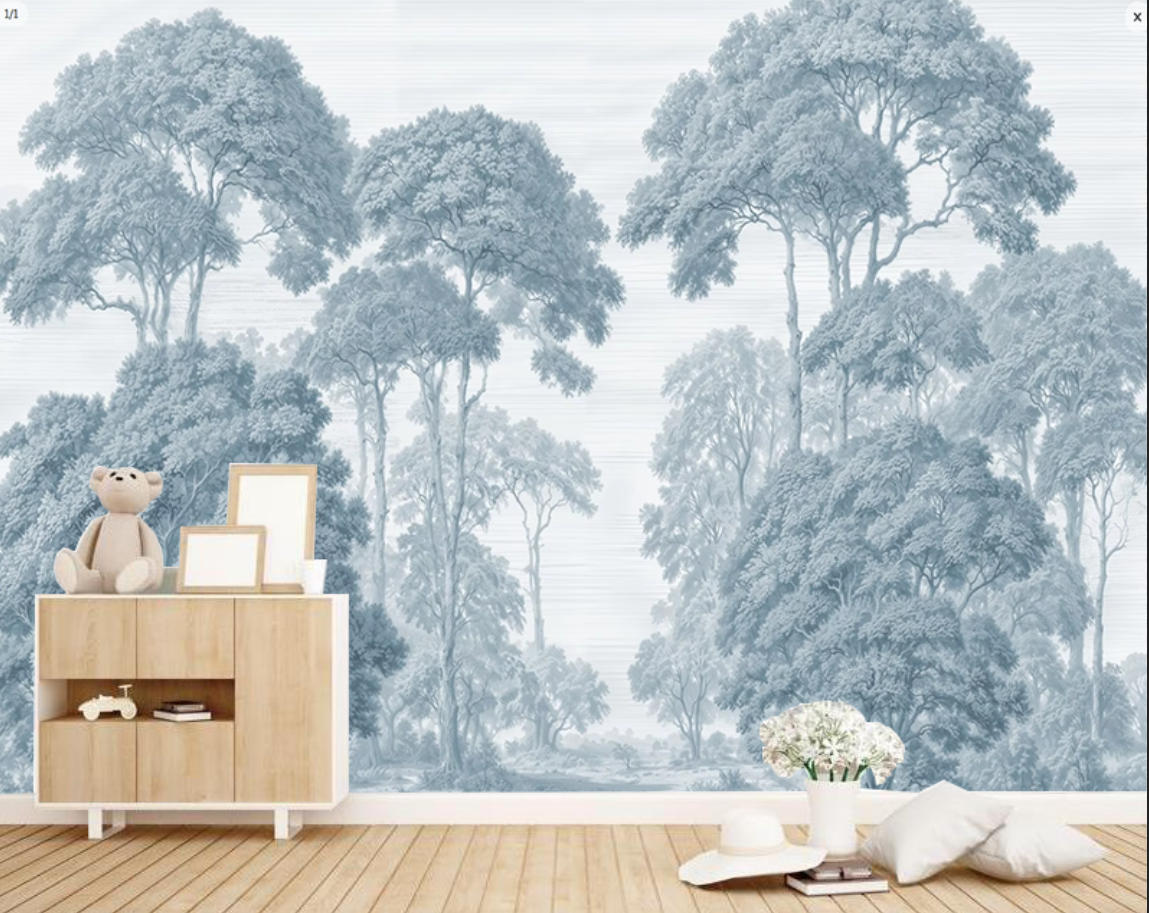 3D Printing Heat Resistant Material - Customized Size Wallpaper Nordic Style Black