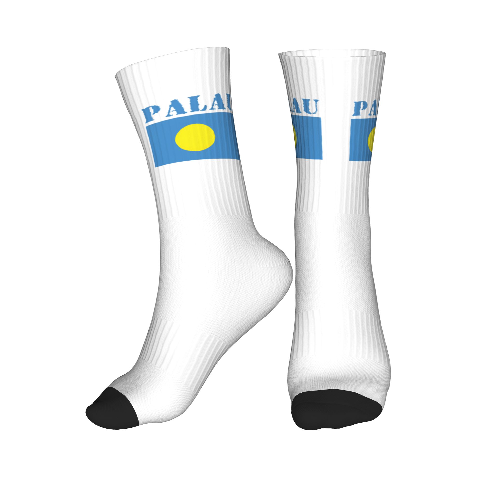 3D Printing Youtube - Cool Palau Flag Socks Men Women