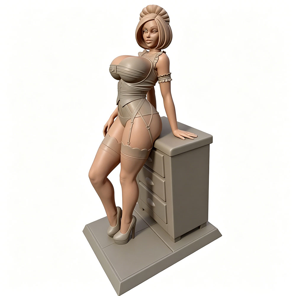 3D Printing For Dummies - 75mm --175mm Sexy Girl Resin Model