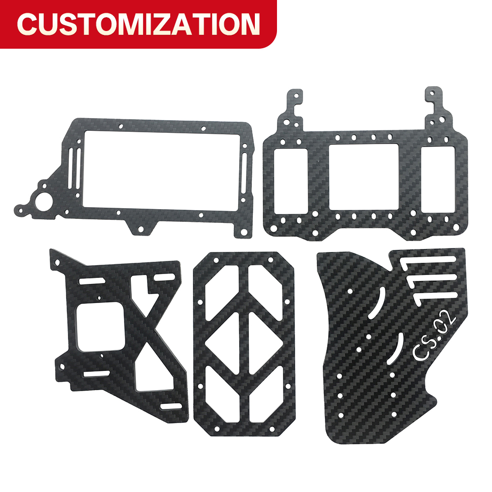 3D Printing Laser Cutting - Customized CS.02 carbon fiber multi-axis quad-axis