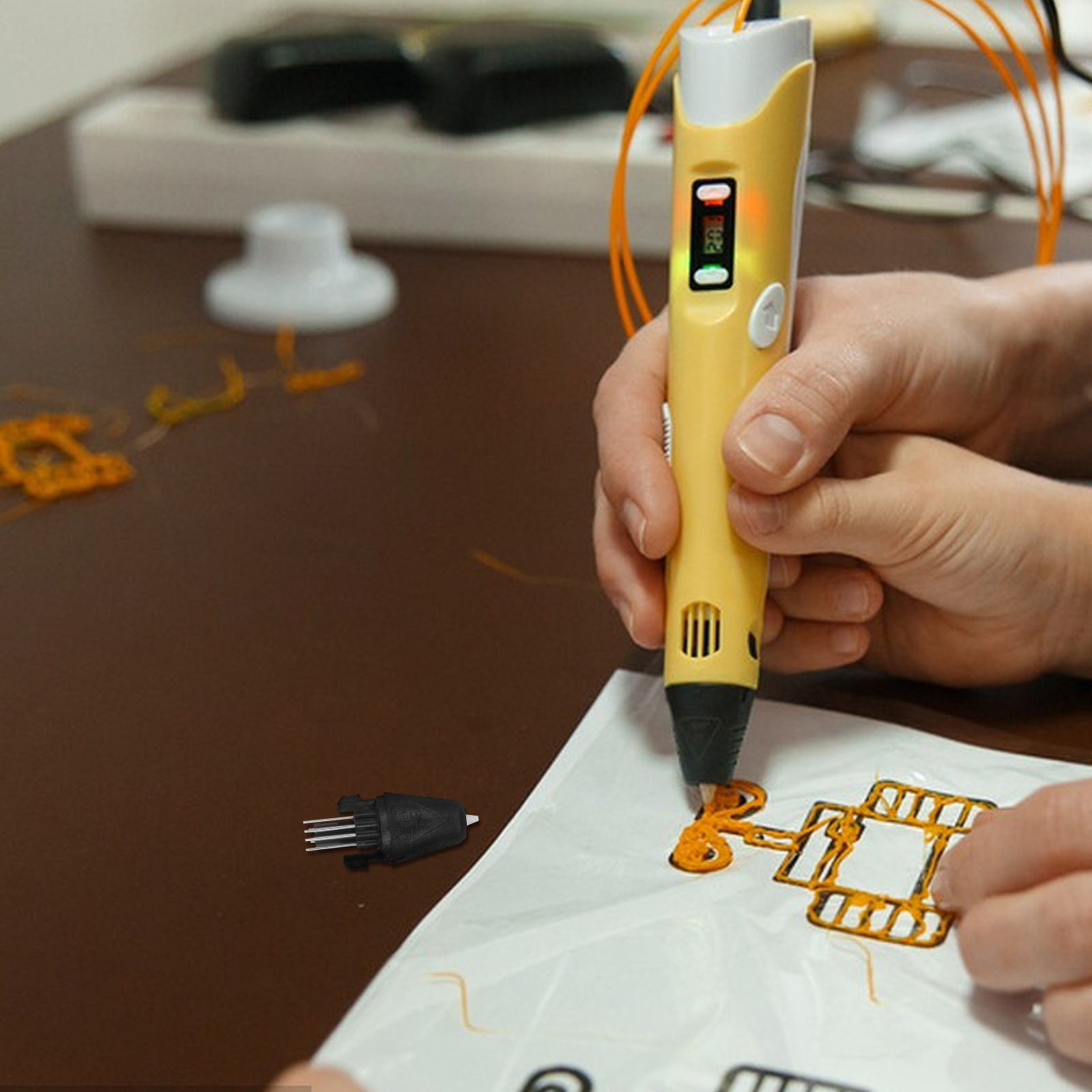 3D Printing Result - 3D Printing Pen Nib Replacement Adapter