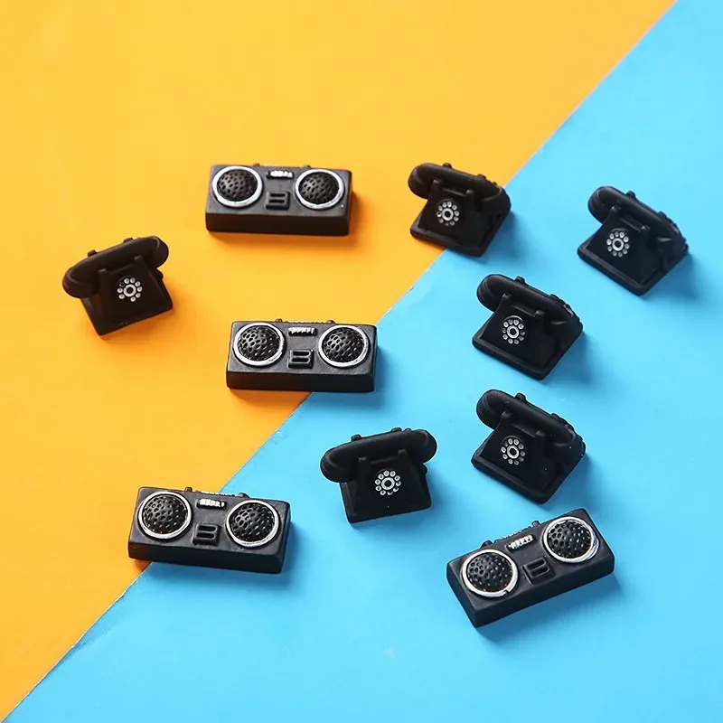 3D Printing Jewellery - 10pcs Mini Diy Resin Retro Black