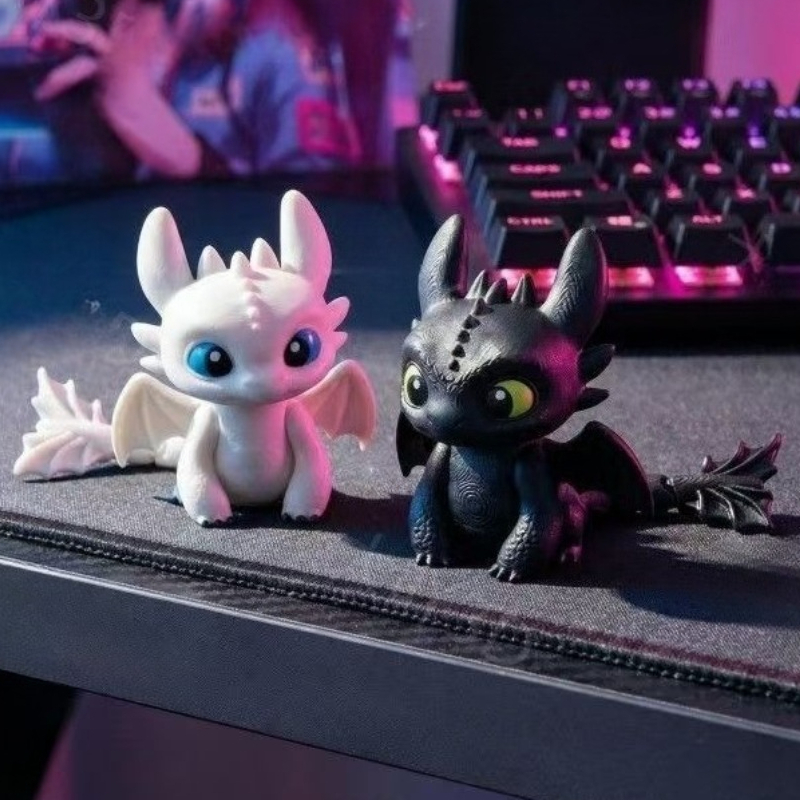 How to Train Your Dragon Tooth - 3D Printing Keychain recension och pris