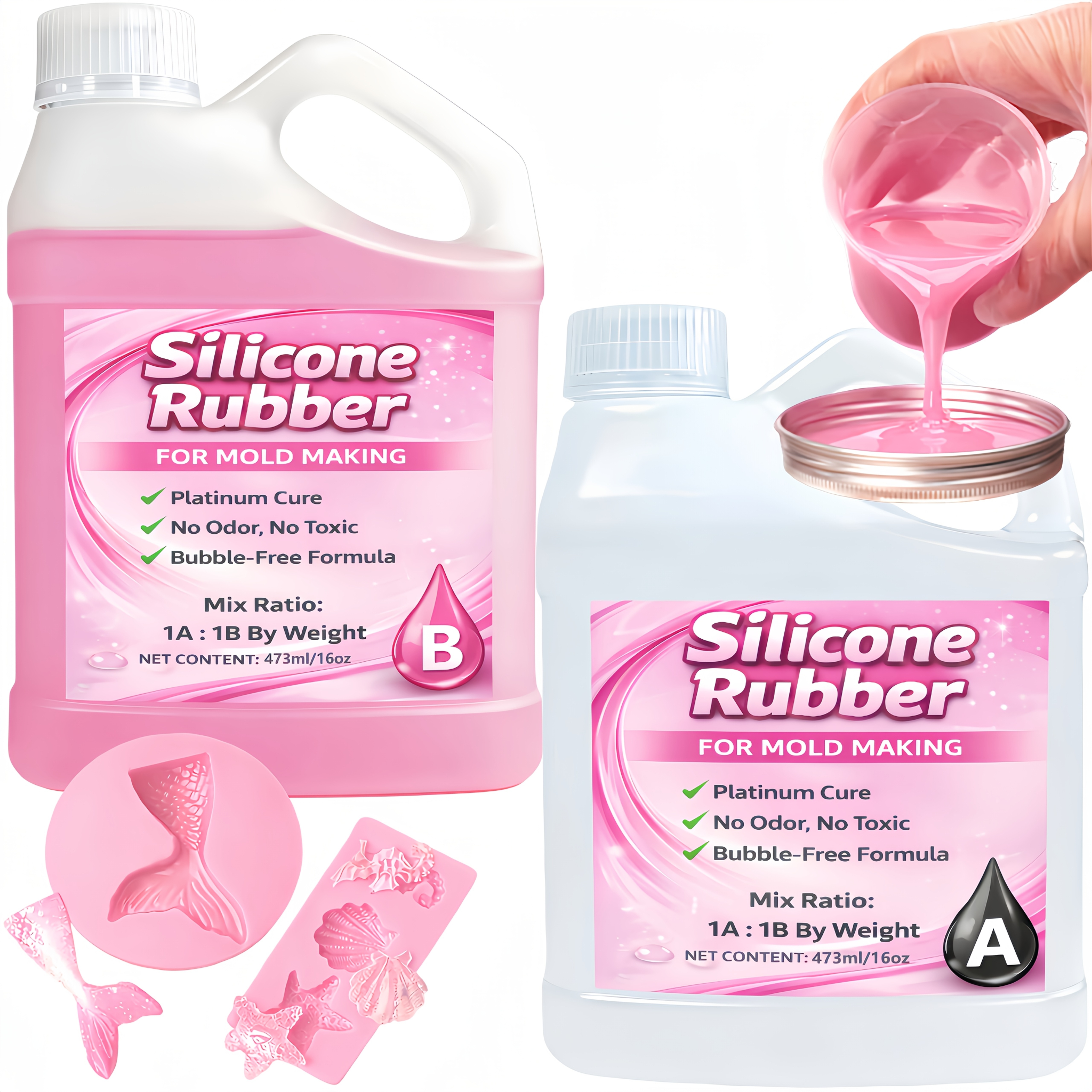 1:1 Silicone Mold Kit, ultra s - 3D Printing Ptc recension och pris