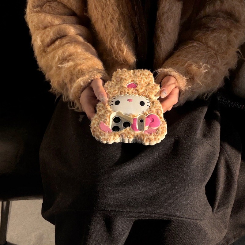 Cute 3D Hello Kitty Leopard Pl - 3D Printing Case recension och pris
