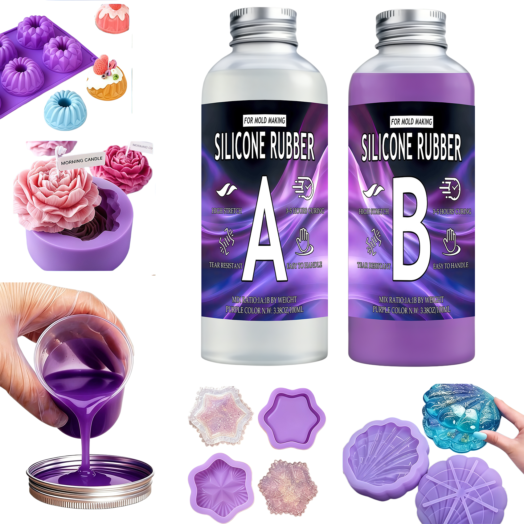 Platinum-cured liquid silicone - 3D Printing Ptc recension och pris