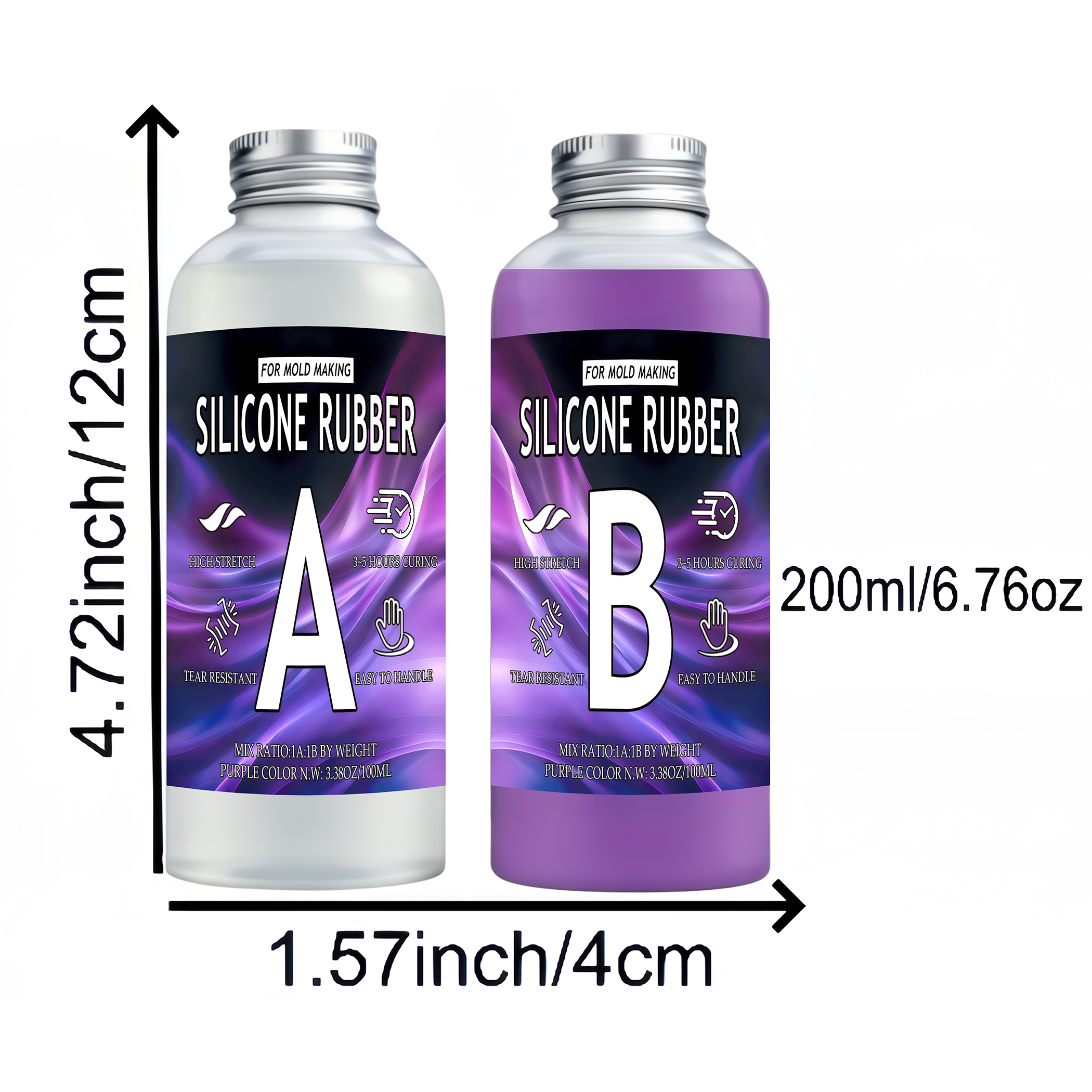 Platinum-cured liquid silicone - 3D Printing Ptc recension och pris