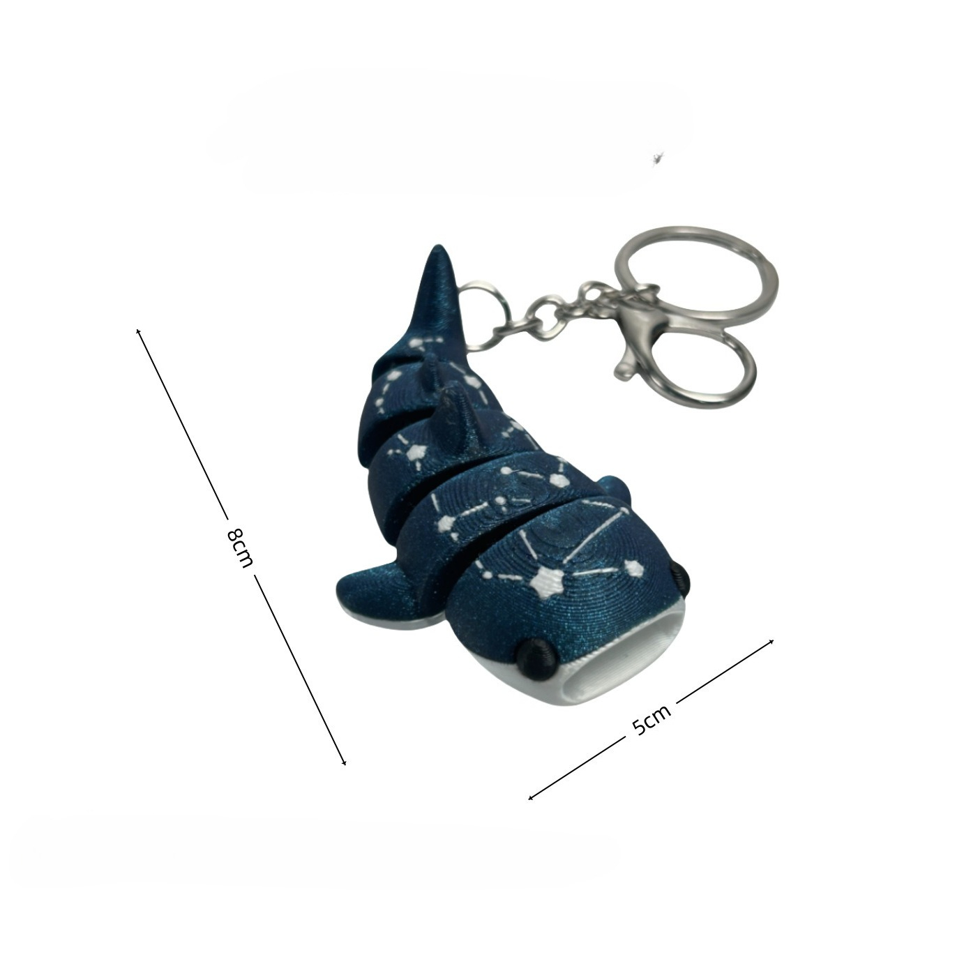 Multi-color 3D Printed Shark P - 3D Printing Keychain recension och pris