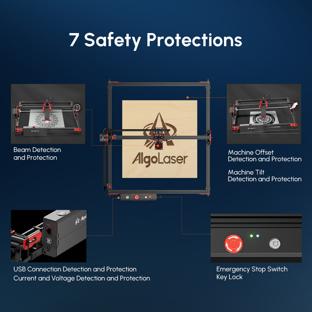 Algolaser Portable Cnc Wood En - 3D Printing Laser Cutting recension och pris