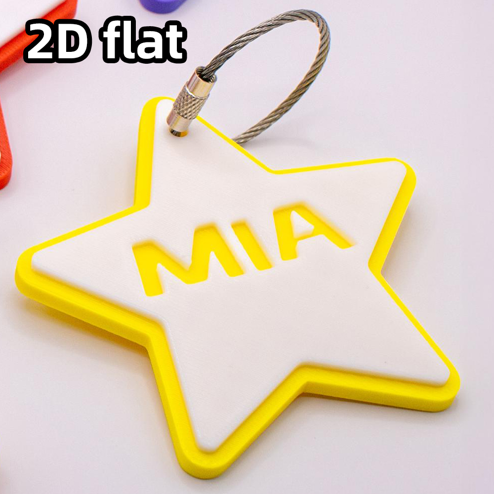 1 Piece Personalized Star 3D P - 3D Printing Laser Cutting recension och pris
