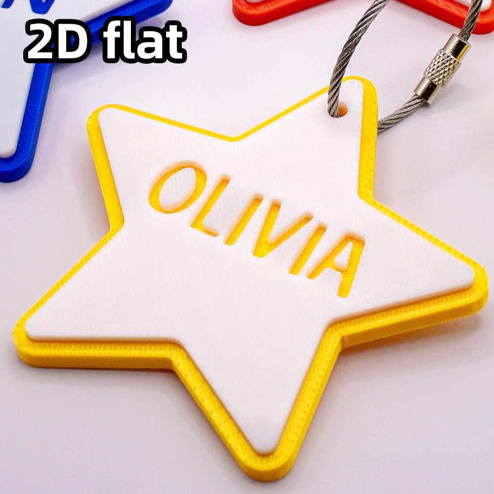 1 Piece Personalized Star 3D P - 3D Printing Laser Cutting recension och pris