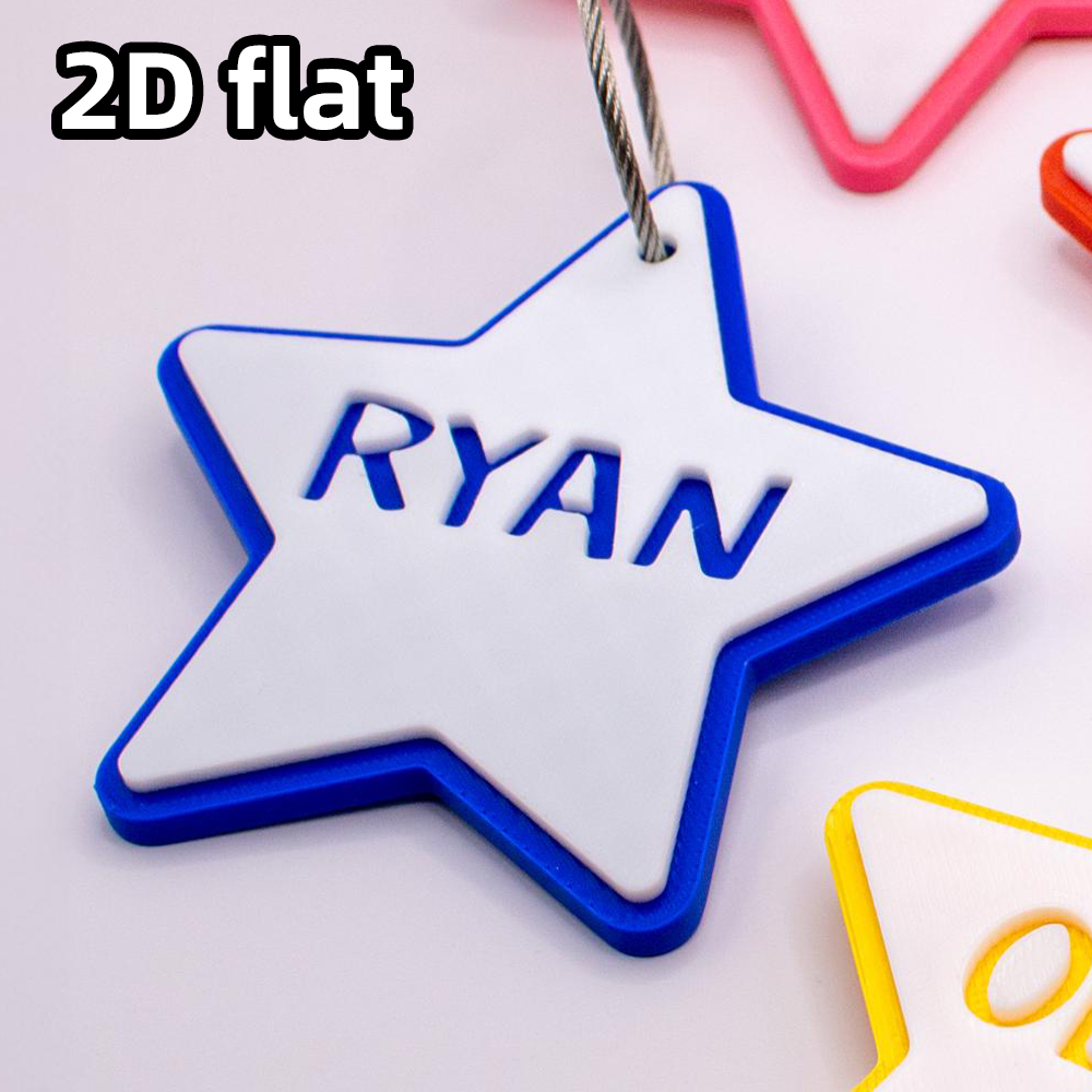 1 Piece Personalized Star 3D P - 3D Printing Laser Cutting recension och pris