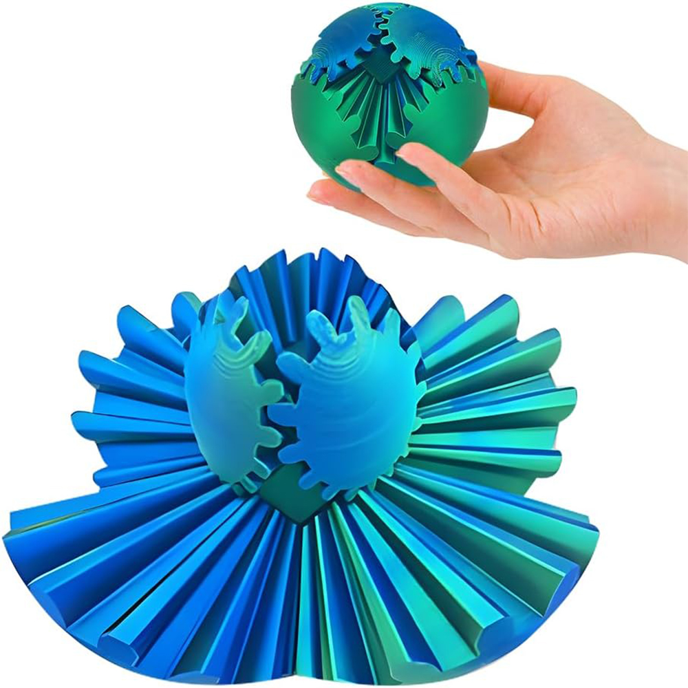 Gear Ball 3D Printed Fidget To - 3D Printing Table recension och pris