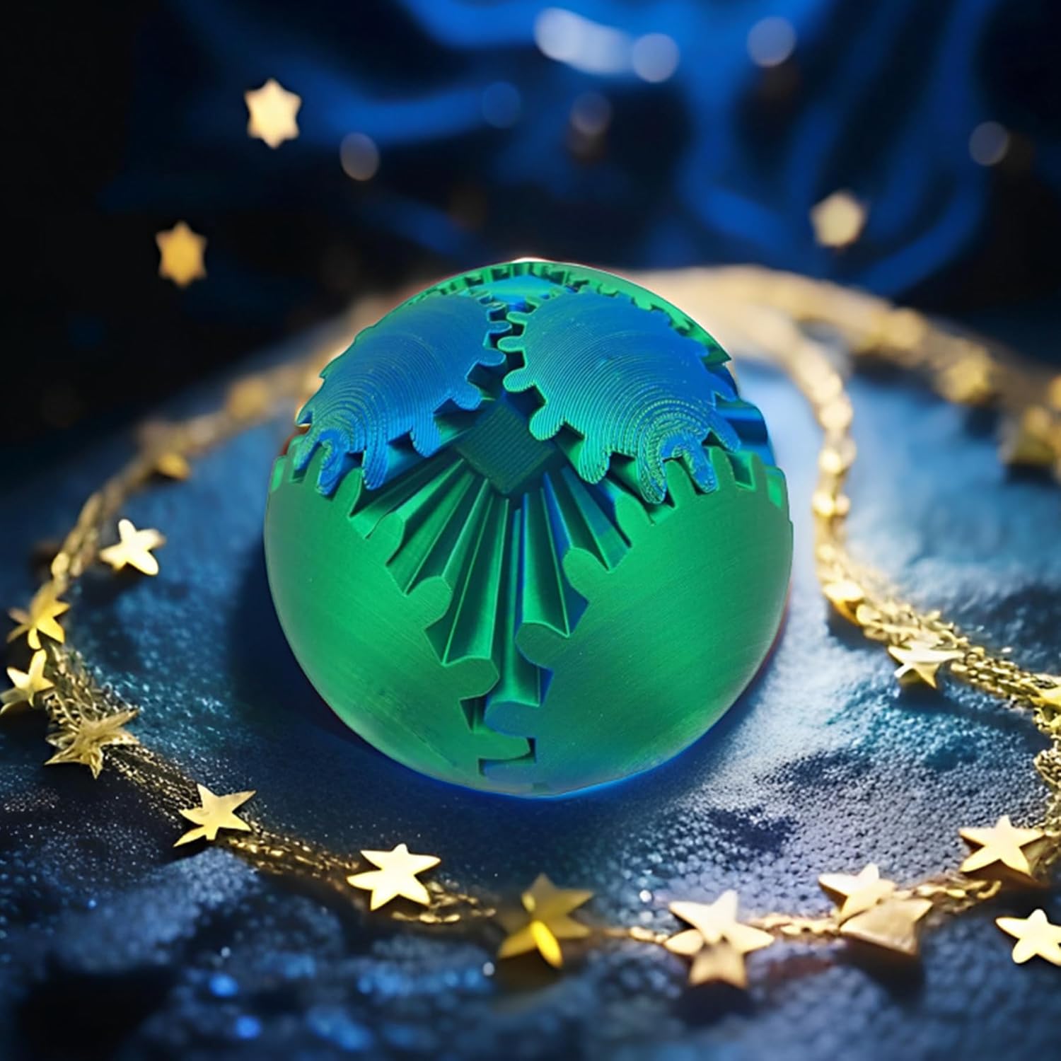 Gear Ball 3D Printed Fidget To - 3D Printing Table recension och pris
