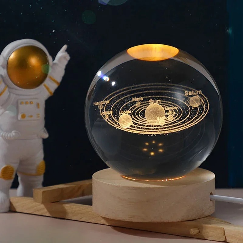 3D Crystal ball Crystal Planet - 3D Printing Laser Cutting recension och pris