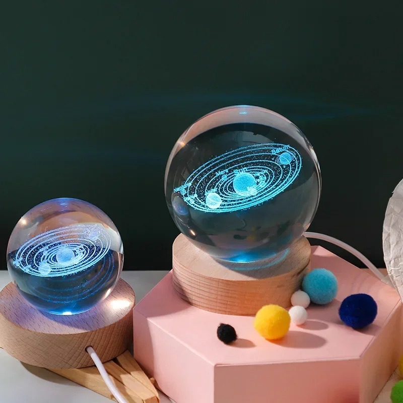 3D Crystal ball Crystal Planet - 3D Printing Laser Cutting recension och pris