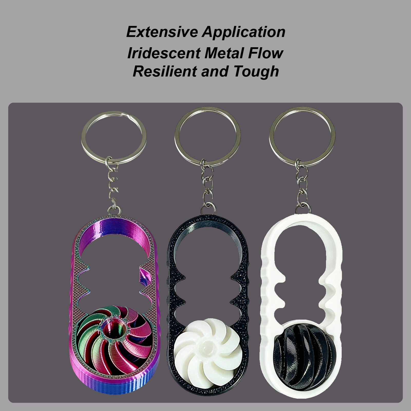 Key Chain Fidget 3D Printed Ro - 3D Printing Keychain recension och pris