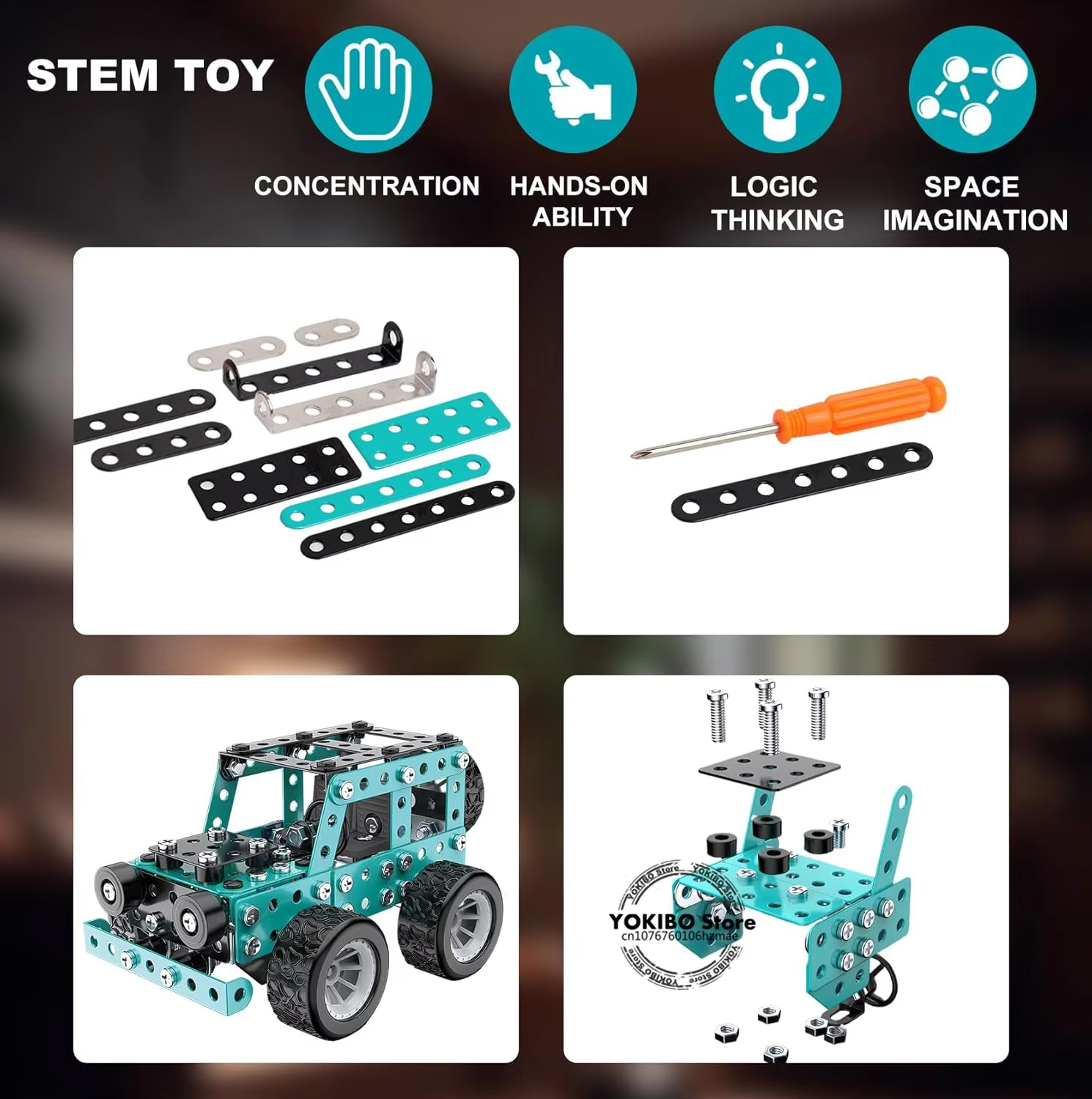 Building Toys Model Truck Set  - 3D Printing Lego recension och pris