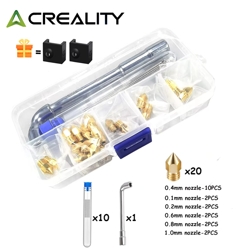 CREALITY 20 Pcs MK8 Brass Nozz - 3D Printing News recension och pris