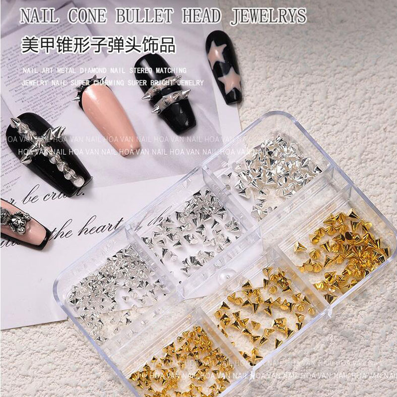 6Grids 3D Punk Metal Rivet Nai - 3D Printing Jewellery recension och pris