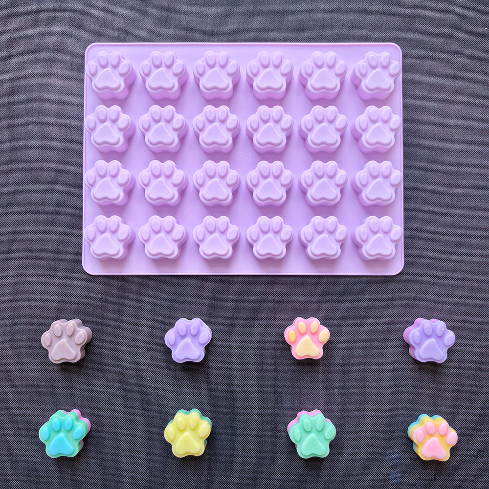 1pc 24 hole cat paw shaped cho - 3D Printing Model Free recension och pris