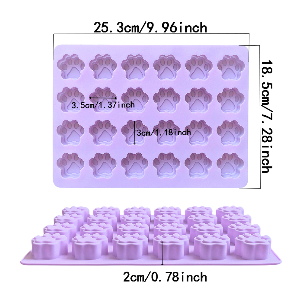 1pc 24 hole cat paw shaped cho - 3D Printing Model Free recension och pris
