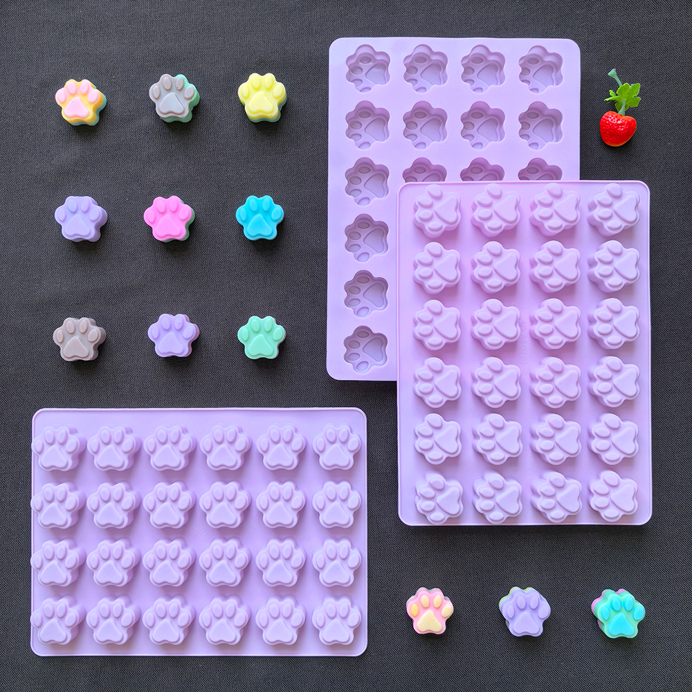 1pc 24 hole cat paw shaped cho - 3D Printing Model Free recension och pris