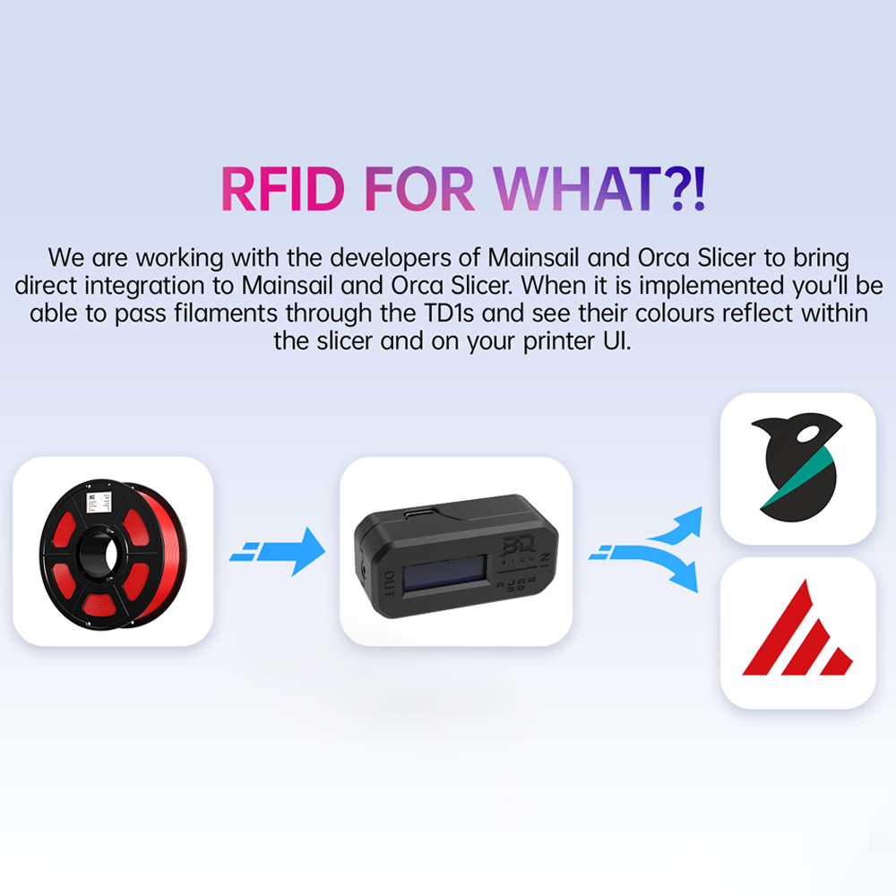 BIGTREETECH TD1s Reads Filamen - 3D Printing Pdf recension och pris