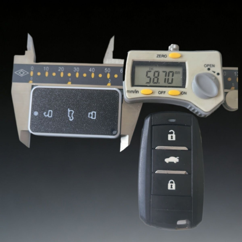 Suitable for Changan 3-key key - 3D Printing Keychain recension och pris