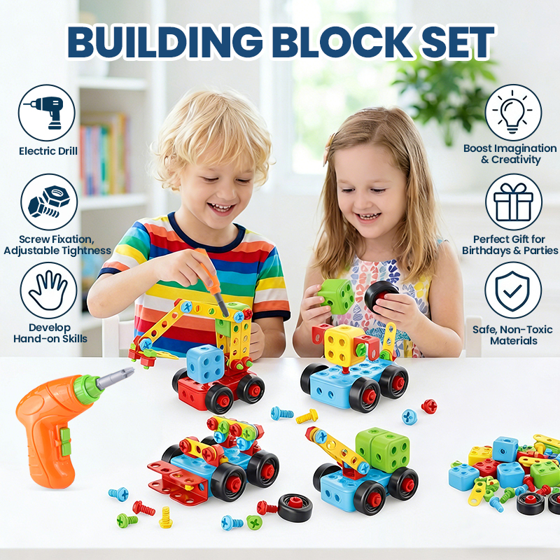 Drill Screwing Building Block  - 3D Printing Lego recension och pris