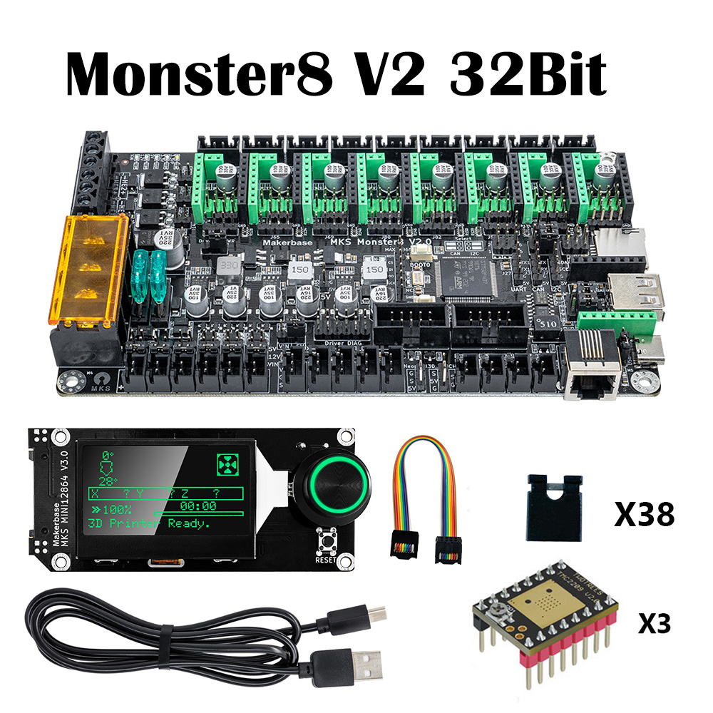 Makerbase MKS Monster8 V2 32Bi - 3D Printing Table recension och pris