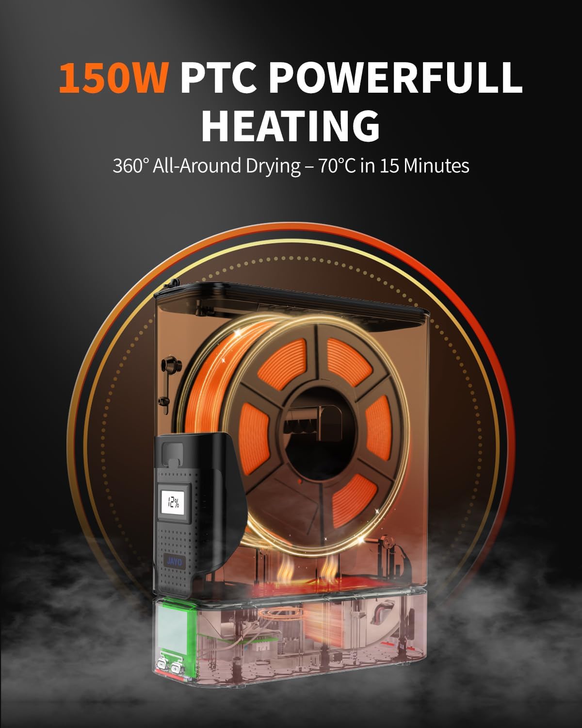 150W PTC Filament Dryer Box, S - 3D Printing Ptc recension och pris