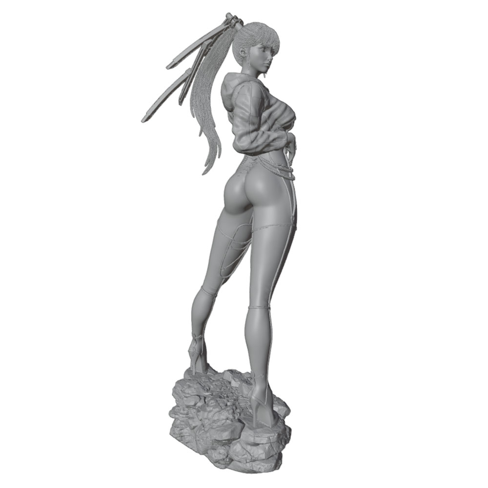 75/100/120/150mm Sexy Girl Res - 3D Printing For Dummies recension och pris