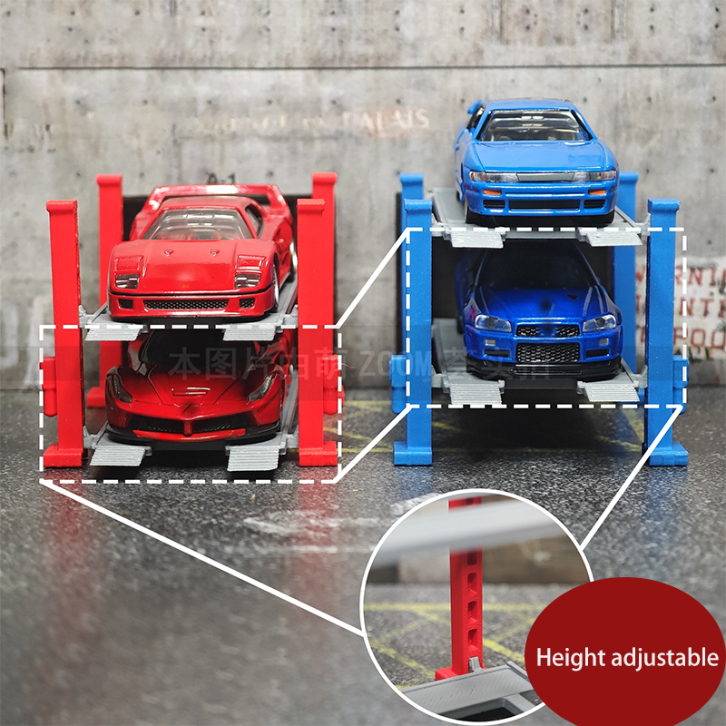1:64 Car Model Scene Double-la - 3D Printing Model Free recension och pris