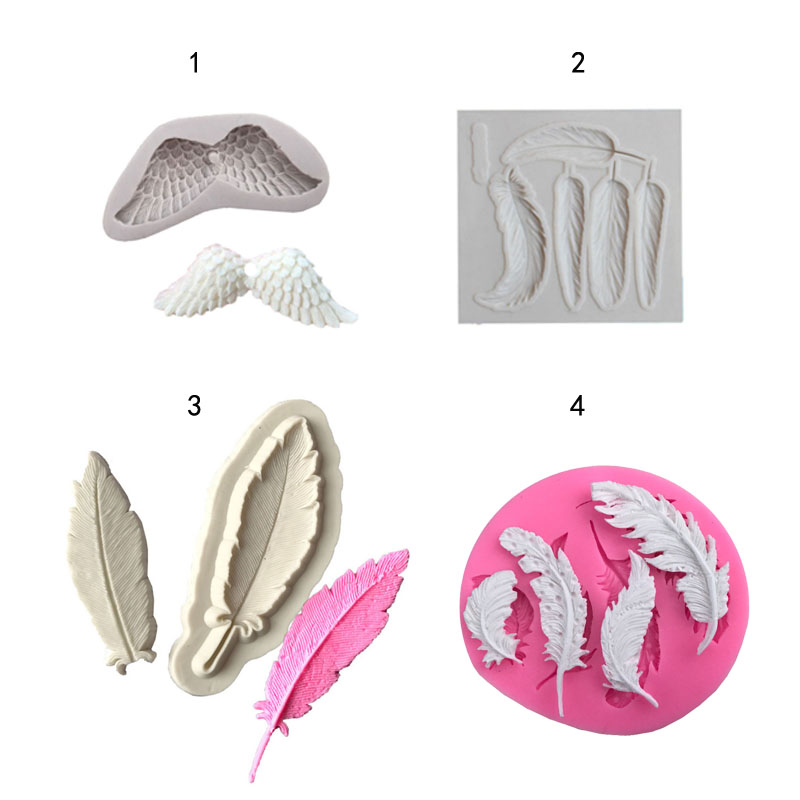 Leaves feather&wings shape 3D  - 3D Printing Model Free recension och pris
