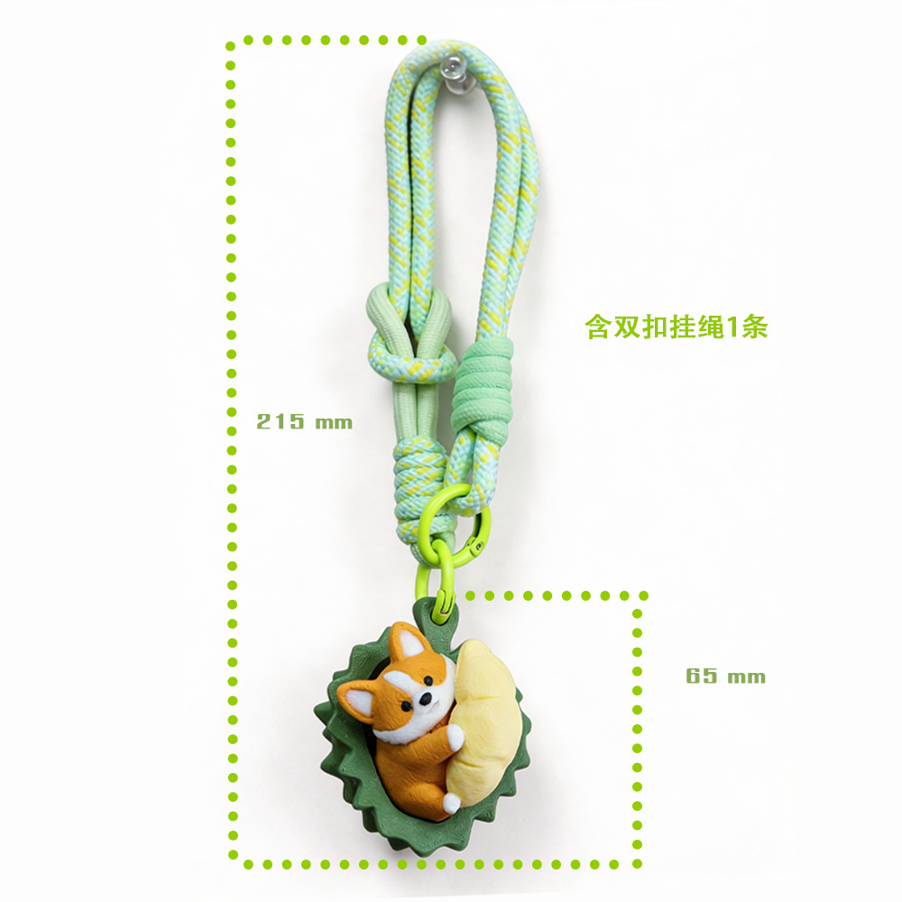 3D Printed Simulated Durian Co - 3D Printing Keychain recension och pris