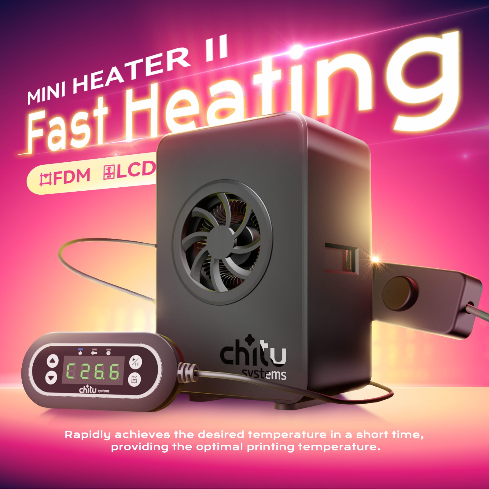 Chitu Systems H2 Mini Heater N - 3D Printing News recension och pris