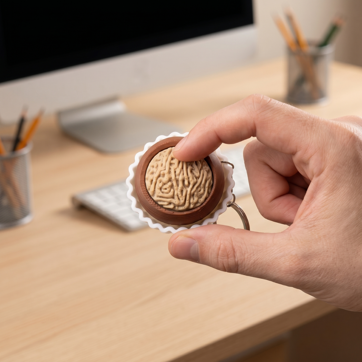 3D printed Dubai chocolate sof - 3D Printing Keychain recension och pris