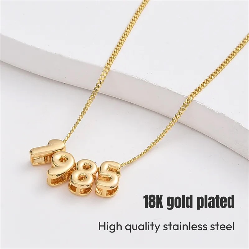 Personalized 3D Bubble Letter  - 3D Printing Jewellery recension och pris