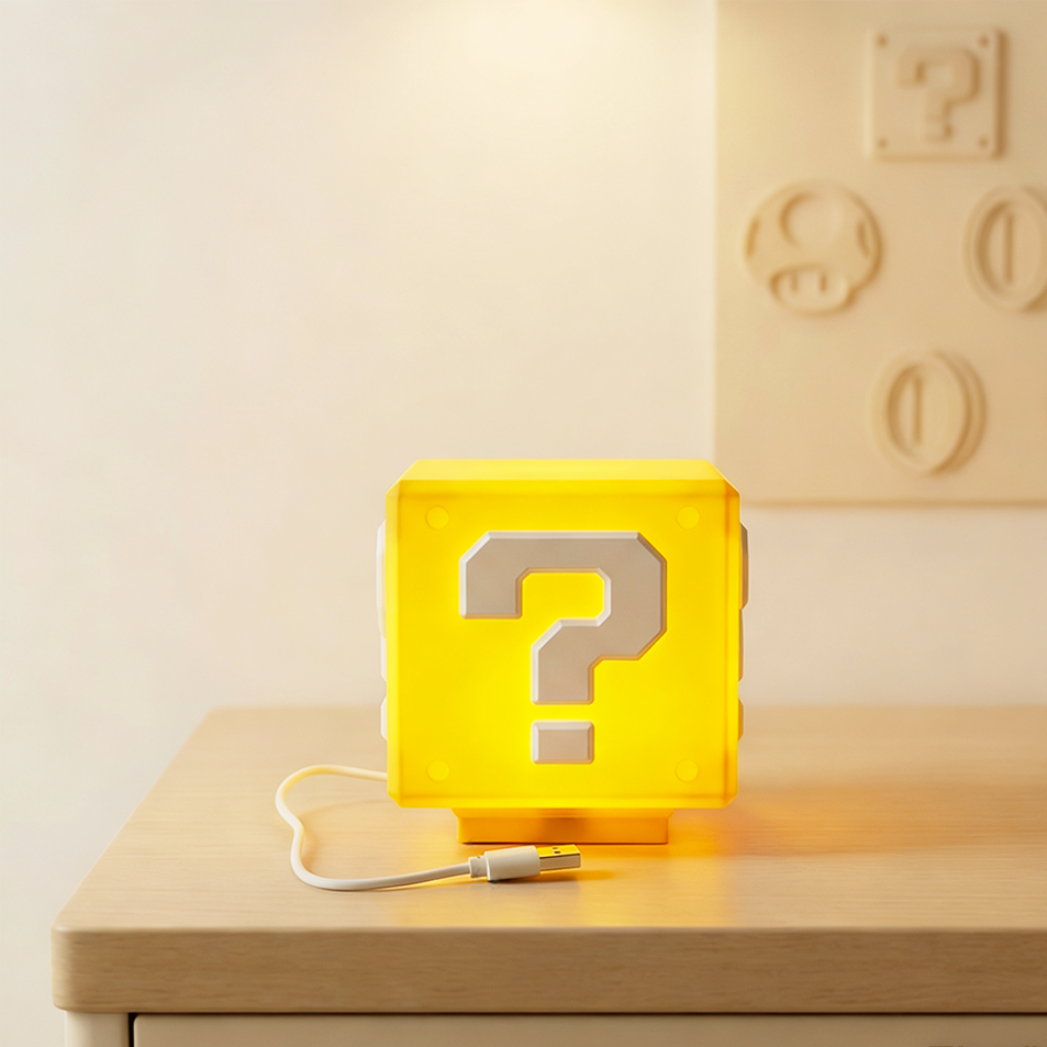 2026Question Block Lamp with S - 3D Printing Lego recension och pris