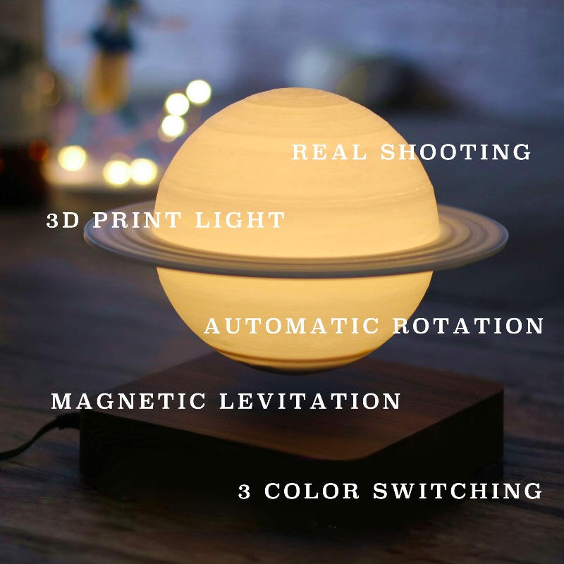Levitating Moon Lamp Night Lig - 3D Printing Table recension och pris