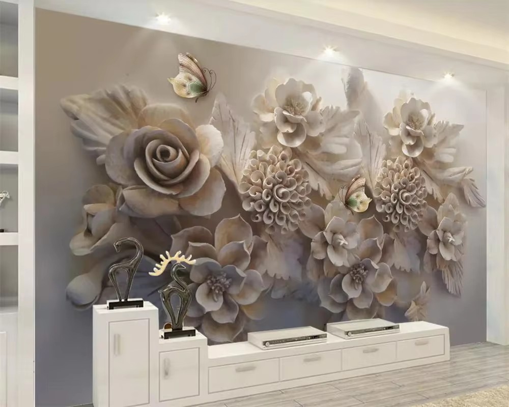 Custom size mural 3d Wallpaper - 3D Printing Heat Resistant Material recension och pris