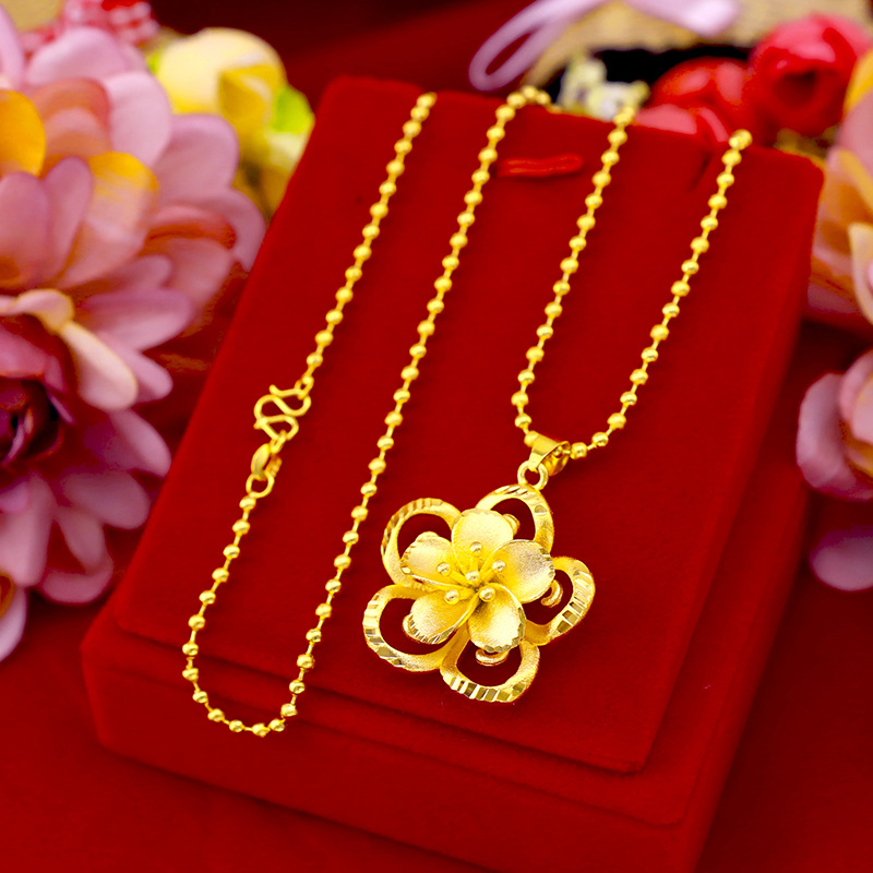 999 Pure Gold Sunflower Pendan - 3D Printing Jewellery recension och pris